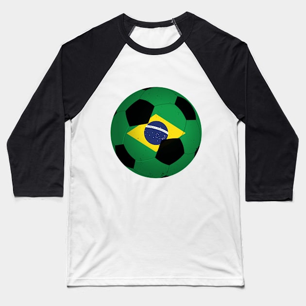 Soccer, Brazilian soccer design Baseball T-Shirt by maro_00